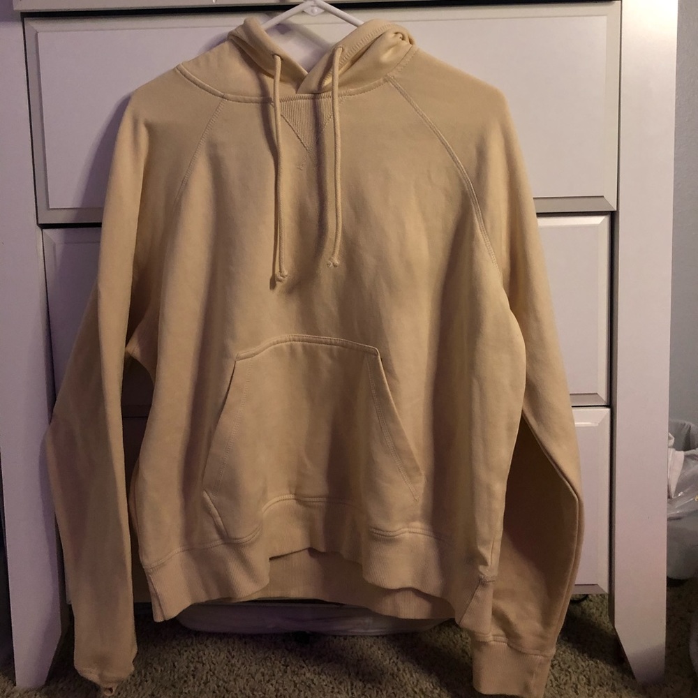 cream hoodie